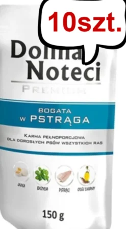 Dolina Noteci Premium Adult Pstrąg Mokra Karma dla psa op. 10x150g