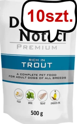 Dolina Noteci Premium Adult Pstrąg Mokra Karma dla psa op. 10x500g