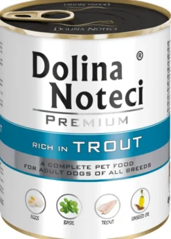 Dolina Noteci Premium Adult Pstrąg Mokra Karma dla psa op. 800g Pakiet 12szt.