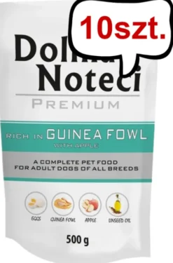 Dolina Noteci Premium Adult Perliczka z Jabłkiem Mokra Karma dla psa op. 10x500g