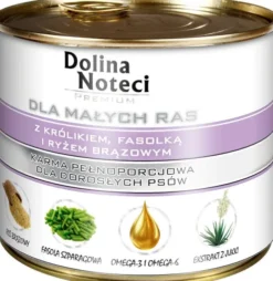Dolina Noteci Premium Adult Small Królik z fasolką i ryżem brązowym Mokra Karma dla psa op. 185g