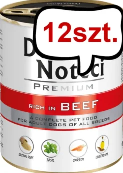 Dolina Noteci Premium Adult Wołowina Mokra Karma dla psa op. 800g Pakiet 12szt.
