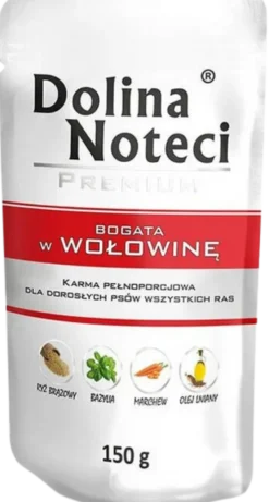 Dolina Noteci Premium Adult Wołowina Mokra Karma dla psa op. 10x150g