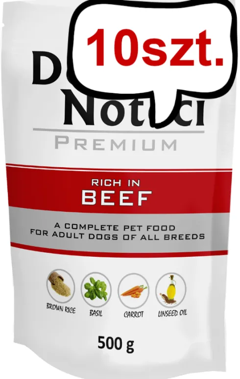 Dolina Noteci Premium Adult Wołowina Mokra Karma dla psa op. 10x500g