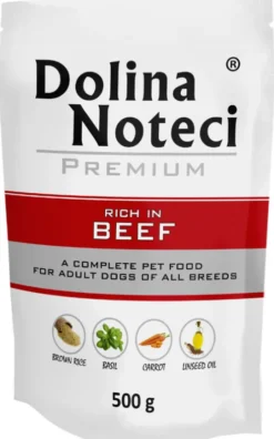 Dolina Noteci Premium Adult Wołowina Mokra Karma dla psa op. 10x500g