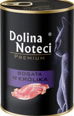 Dolina Noteci Premium Bogata w Królika Mokra Karma dla kota op. 400g