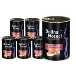 Dolina Noteci Premium Bogata w Łososia Mokra Karma dla kota op. 400g Pakiet 12szt.