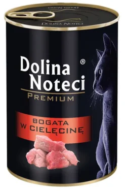 Dolina Noteci Premium Bogata w Cielęcinę Mokra Karma dla kota op. 400g