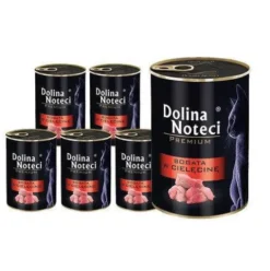 Dolina Noteci Premium Bogata w Cielęcinę Mokra Karma dla kota op. 400g