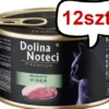 Dolina Noteci Premium Bogata w Gęsinę Mokra Karma dla kota op. 185g Pakiet 12szt.