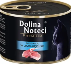 Dolina Noteci Premium Bogata w Jagnięcinę Mokra Karma dla kota op. 185g