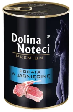Dolina Noteci Premium Bogata w Jagnięcinę Mokra Karma dla kota op. 400g