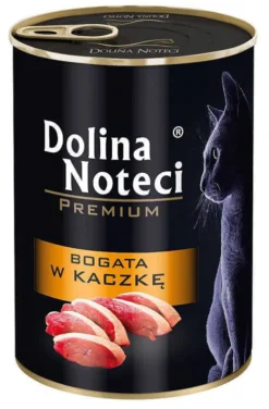 Dolina Noteci Premium Bogata w Kaczkę Mokra Karma dla kota op. 400g Pakiet 12szt.
