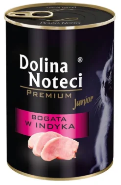 Dolina Noteci Premium Kitten Bogata w Indyka Mokra Karma dla kociąt op. 400g