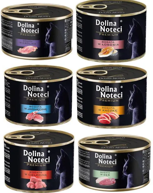 Dolina Noteci Premium Pakiet degustacyjny Mokra Karma dla kota op. 12x185g