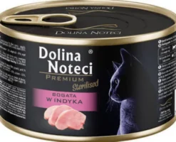 Dolina Noteci Premium Sterilised Bogata w Indyka Mokra Karma dla kota op. 185g