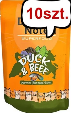 Dolina Noteci Superfood Adult Kaczka z wołowiną Mokra Karma dla kota op. 10x85g
