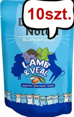 Dolina Noteci Superfood Adult Jagnięcina i cielęcina Mokra Karma dla kota op. 10x85g