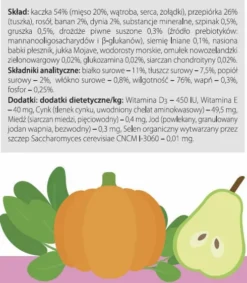 Dolina Noteci Superfood Kaczka z przepiórką Mokra karma dla psa op. 800g Pakiet 6szt.