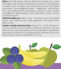 Dolina Noteci Superfood Sarna z wołowiną Mokra karma dla psa op. 800g