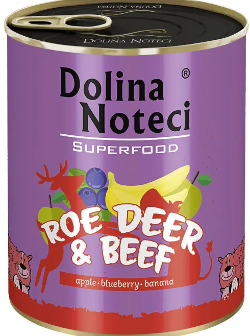 Dolina Noteci Superfood Sarna z wołowiną Mokra karma dla psa op. 800g