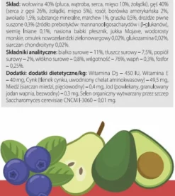 Dolina Noteci Superfood Wołowina z sercami gęsi Mokra karma dla psa op. 800g