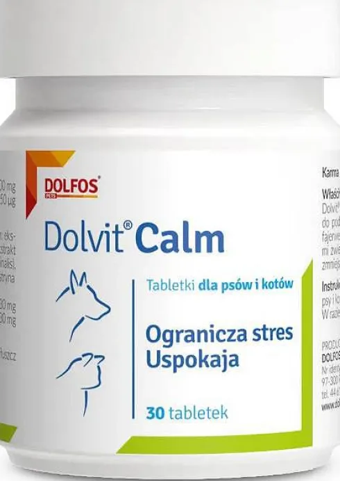 Dolvit Preparat uspokajający Calm dla psa i kota op. 30 tabletek