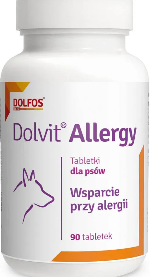 Dolvit Preparat wspierający przy alergiach Allergy dla psa op. 90 tabletek