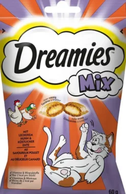 Dreamies Mix Przysmak z kurczakiem i kaczką dla kota op. 60g