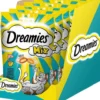Dreamies Mix Przysmak z serem i o smaku łososia dla kota op. 60g Pakiet 6szt.