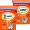 Dreamies Przysmak Mega Pudełko Pyszny Kurczak dla kota op. 350g Pakiet 2szt.