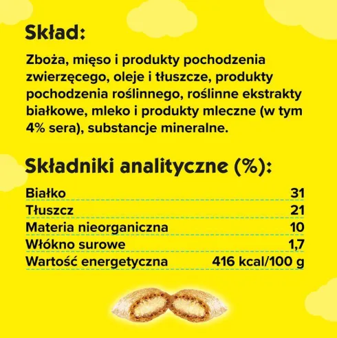 Dreamies Przysmak Mega Pudełko Pyszny Ser dla kota op. 350g