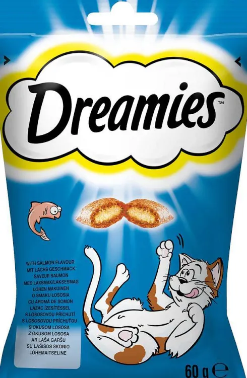 Dreamies Przysmak Wyborny Łosoś dla kota op. 60g