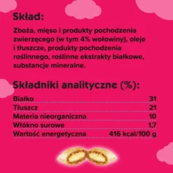 Dreamies Przysmak Wyśmienita Wołowina dla kota op. 60g PAKIET 6szt. [Data ważności: 30.01.2027]