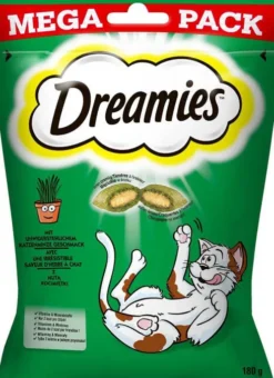 Dreamies Przysmak z nutą kocimiętki dla kota op. 180g [Data ważności: 09.01.2027]