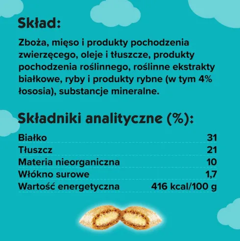 Dreamies Przysmak z nutą kocimiętki dla kota op. 60g