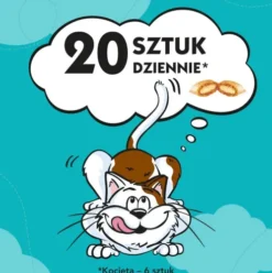 Dreamies Przysmak z nutą kocimiętki dla kota op. 60g PAKIET 6szt.