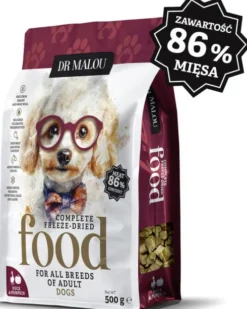 Dr Malou Kaczka z dynią Liofilizowana Karma dla psów op. 500g