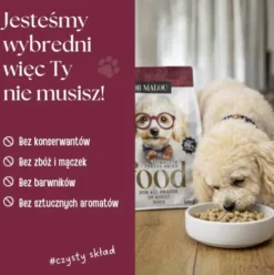 Dr Malou Kaczka z dynią Liofilizowana Karma dla psów op. 500g