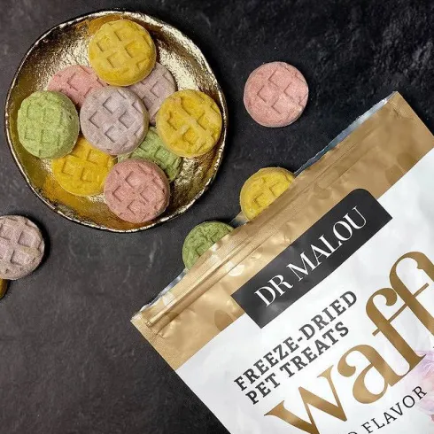 Dr Malou Przysmak Waffle Mix smaków dla kota op. 60g