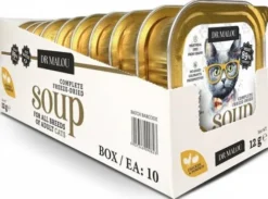 Dr Malou Soup Chicken&Pumpkin Liofilizowana Karma dla kota op. 12g Pakiet 10szt.