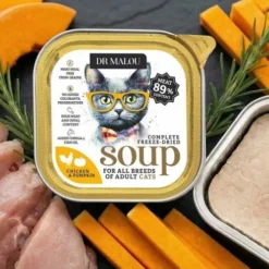 Dr Malou Soup Chicken&Pumpkin Liofilizowana Karma dla kota op. 12g Pakiet 10szt.