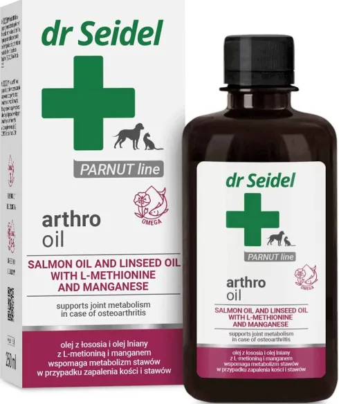 Dr Seidel Preparat na stawy Arthro Oil dla psa i kota op. 250ml WYPRZEDAŻ