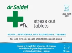 Dr Seidel Preparat uspokajający Stress out tablets dla psa i kota op. 10 tabletek