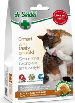 Dr Seidel Przysmak Smakołyki odkłaczające dla kota op. 50g