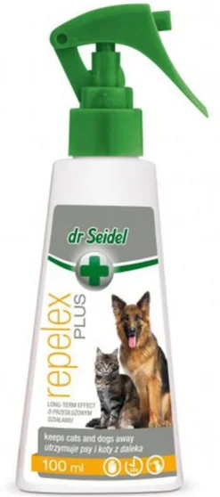 Dr Seidel Płyn odstraszający zwierzęta REPELEX PLUS dla psa i kota poj. 100ml
