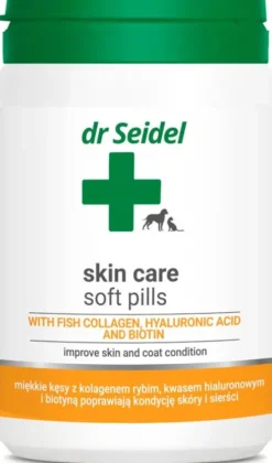 Dr Seidel Soft Pills Skin Care dla psa i kota op. 225g WYPRZEDAŻ