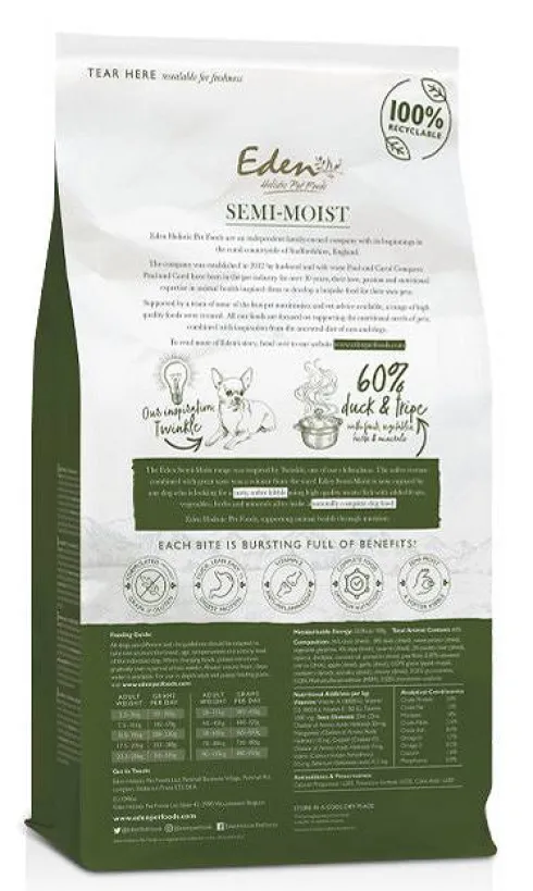 Eden Duck&Tripe Medium półwilgotna karma dla psa op. 10kg