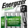 Energizer ACCU Recharge Power Plus Akumulatorki Ni-MH LR6 / AA 2000mAh op. 4szt. WYPRZEDAŻ
