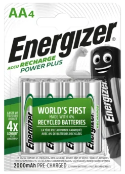 Energizer ACCU Recharge Power Plus Akumulatorki Ni-MH LR6 / AA 2000mAh op. 4szt. WYPRZEDAŻ